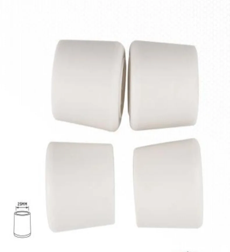 YIAD 4-piece White TPR Furniture Leg Cap Pack 25 mm — product image