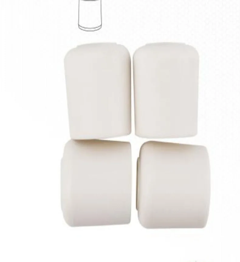 YIAD 4-piece White TPR Furniture Leg Cap Pack 30 mm — product image