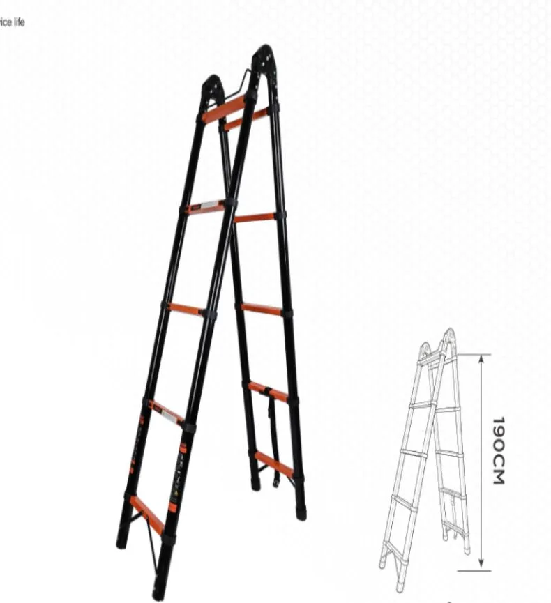 YIAD Telescopic Single Ladder 1.9 m 5-step — product image