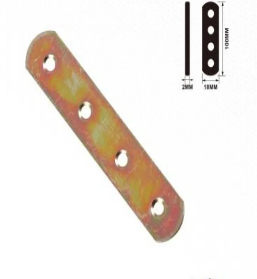 YIAD 4-piece Joining Plate Set 100 x 18 x 2 mm — product image