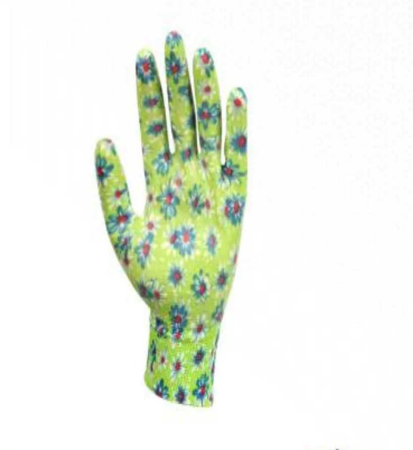 YIAD Printed Nitrile Gardening Gloves — product image