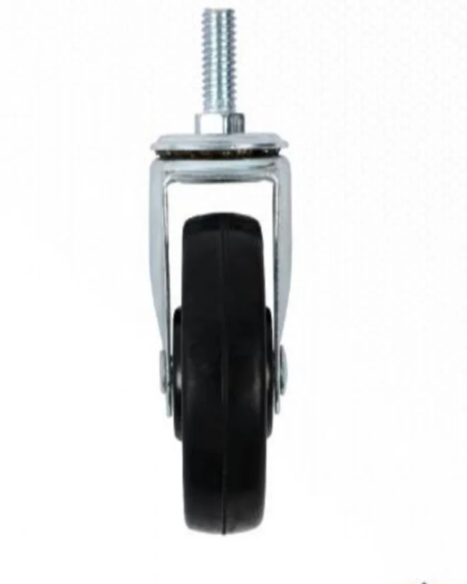 YIAD Threaded-stem Rubber Castor — product image