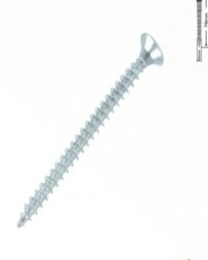 YIAD White-zinc Chipboard Screws 6 x 70 mm