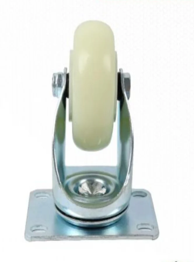 YIAD White PP Swivel Plate-mounted Castor