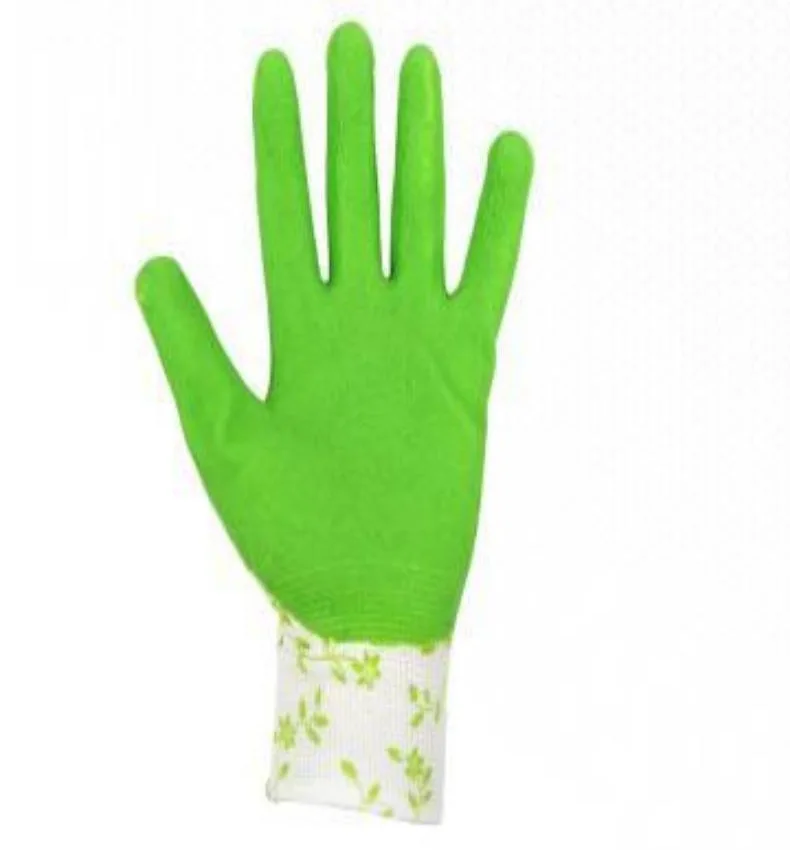 YIAD Printed Green Gardening Gloves — product image