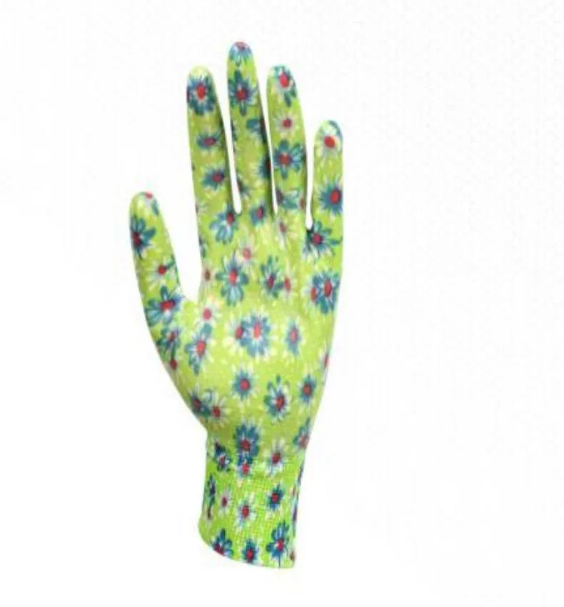 YIAD Printed Nitrile Gardening Gloves — product image