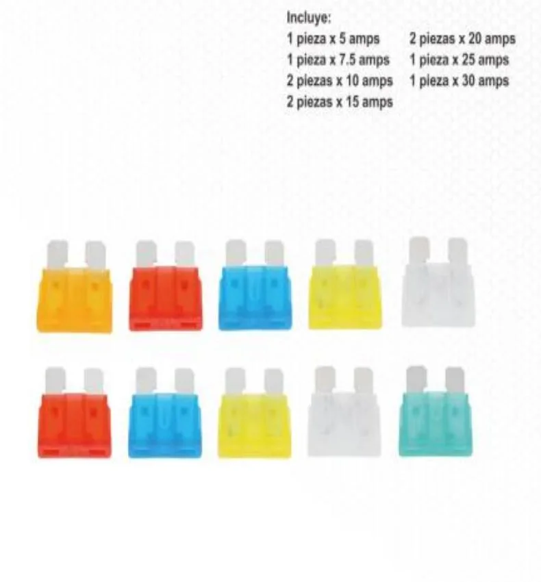 YIAD Blade Fuse Assortment, 10 Pieces — product image